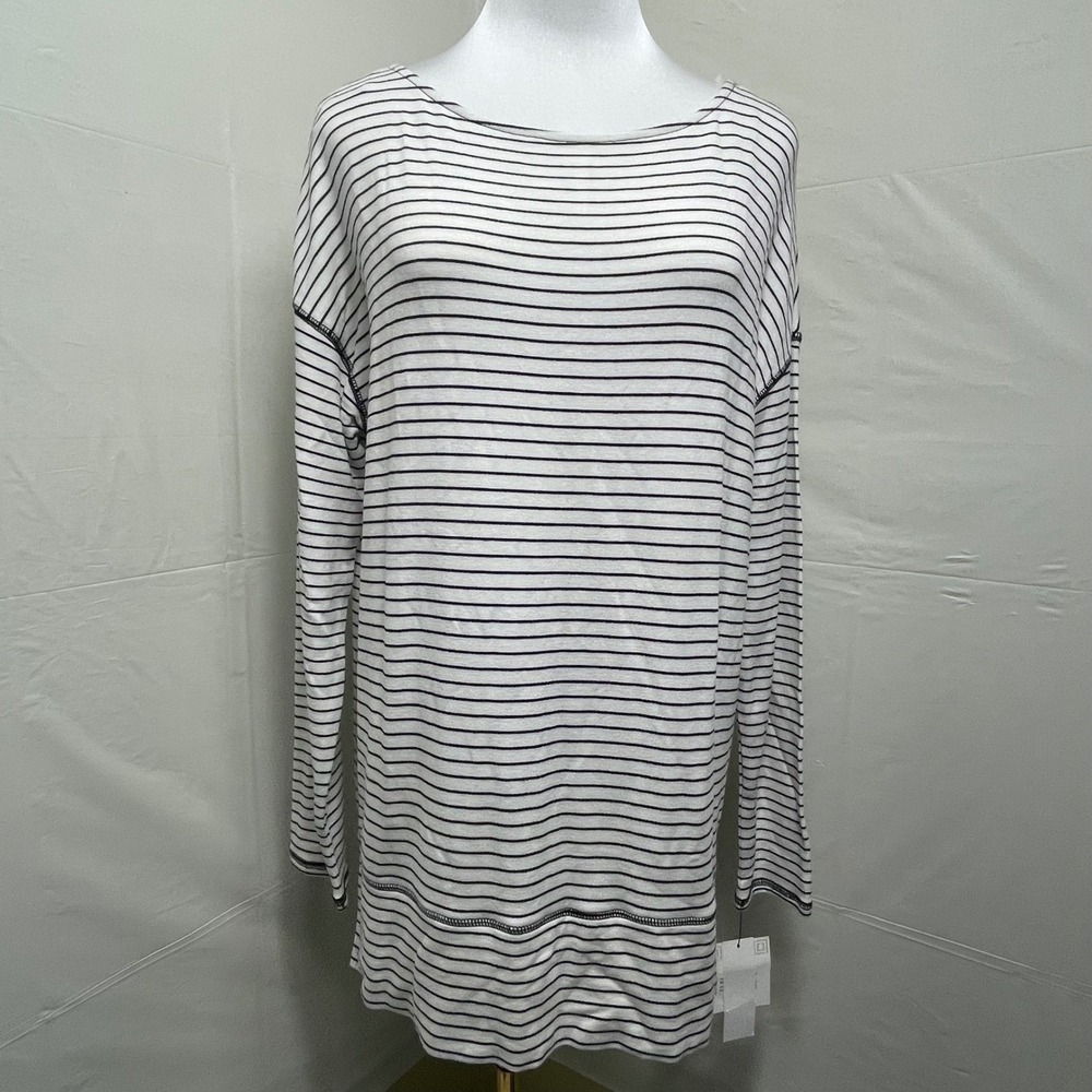 NWT Liz‎ Claiborne Weekend Women's Long Sleeve Stripped Shirt Size S